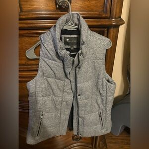 Banana Republic Charcoal Quilted Vest